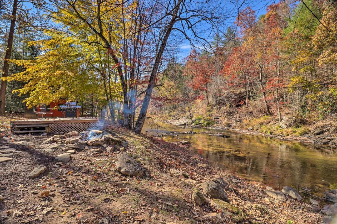 Creekside Retreat With Deck, 18 Miles To Wolf Ridge Villa Weaverville ภายนอก รูปภาพ